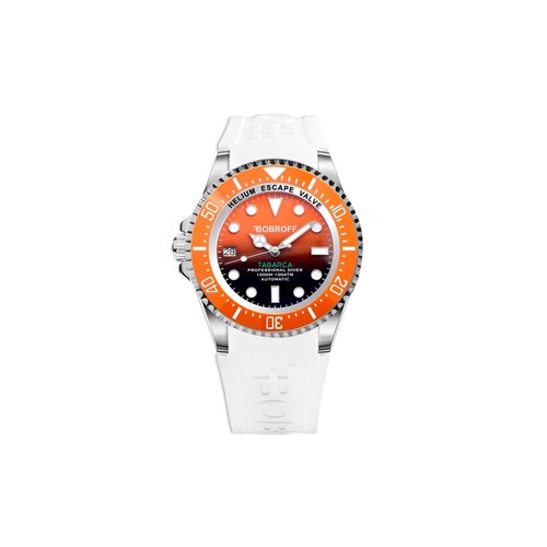 Bobroff Men's White Rubber Watch - One Size - Main Image