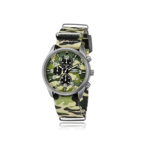 Bobroff Men's Army Nylon Watch - One Size - Main Image