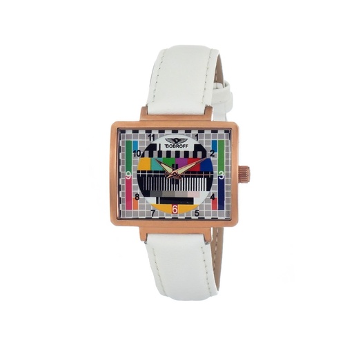 Bobroff Women's White Leather Watch - One Size - Main Image