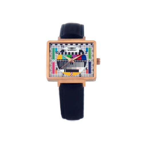 Bobroff Women's Black Leather Watch - One Size - Main Image