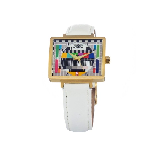 Bobroff Women's White Leather Watch - One Size - Main Image