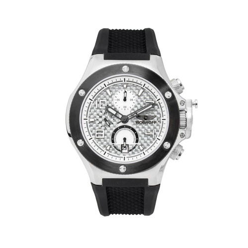 Bobroff Men's Black Rubber Watch - One Size - Main Image