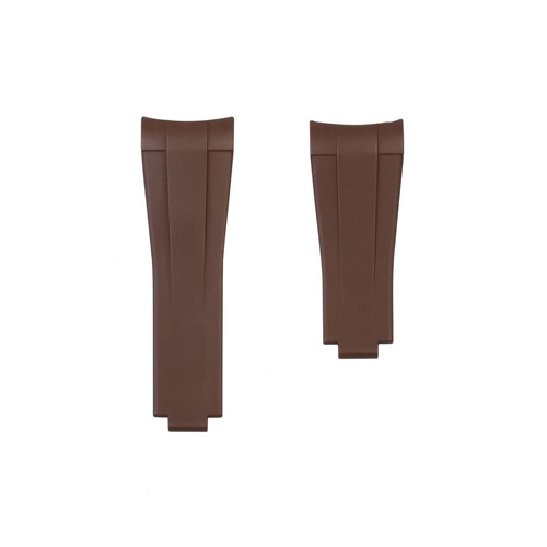 Bobroff Unisex's Brown Rubber Watch - One Size - Main Image