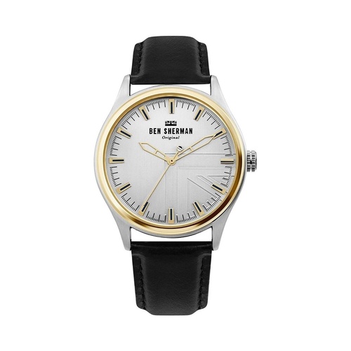 Ben Sherman Men's Black Leather Watch - One Size - Main Image