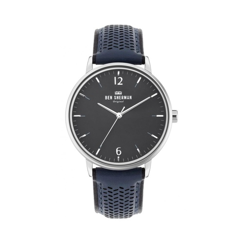 Ben Sherman Men's Blue Leather Watch - One Size - Main Image