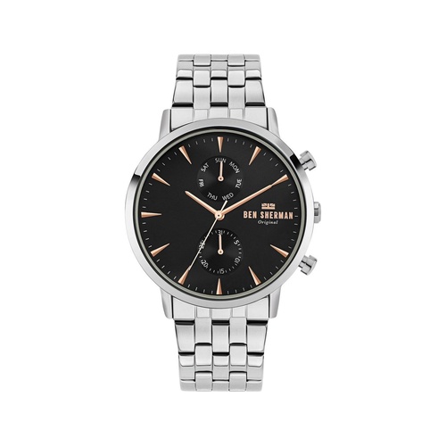 Ben Sherman Men's Gray Stainless Steel Watch - One Size - Main Image