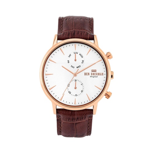 Ben Sherman Men's Brown Leather Watch - One Size - Main Image