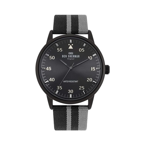Ben Sherman Men's Gray Fabric Watch - One Size - Main Image