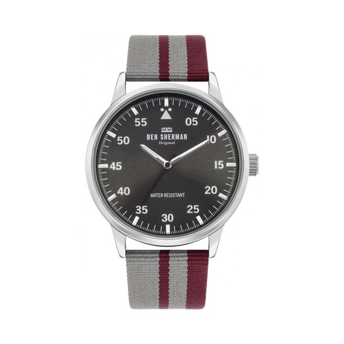 Ben Sherman Men's Gray Fabric Watch - One Size - Main Image