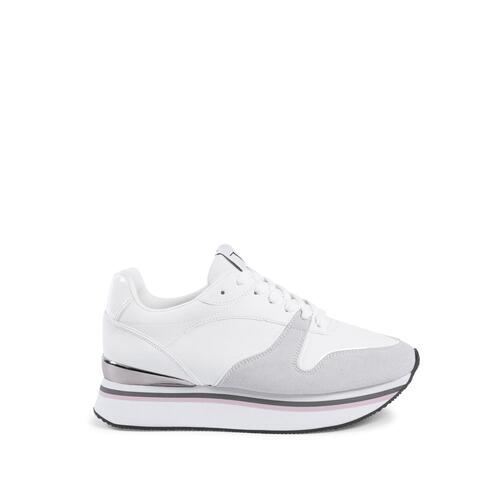 Synthetic Leather Rubber Sole Sneaker - 40 EU - Main Image
