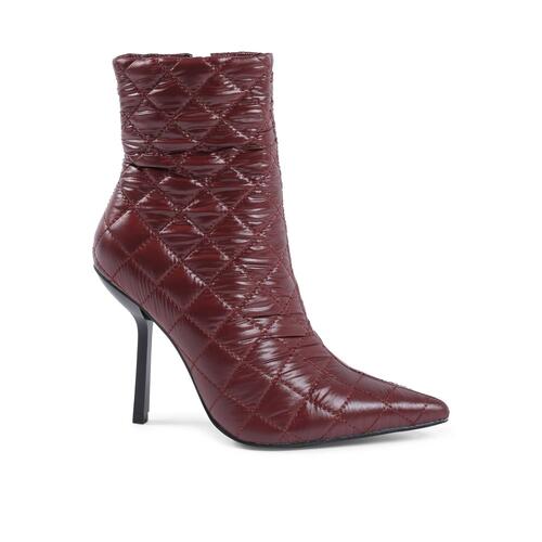 Fabric Ankle Boot with 10cm Heel - 38 EU - Main Image