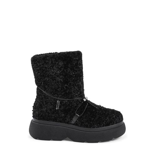 Modern Shearling Ankle Boot with Rubber Soles - 38 EU - Main Image