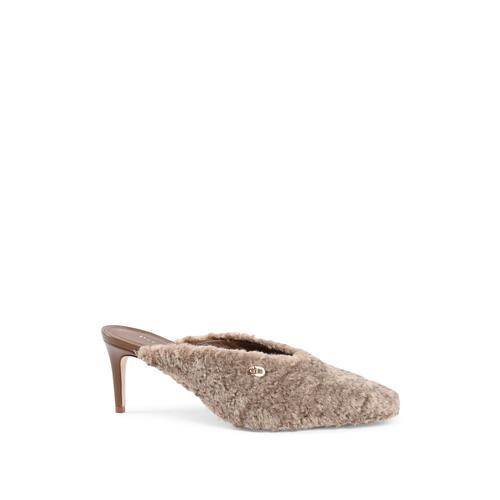 Plush Textured Mules with 5cm Heels - 39 EU - Main Image