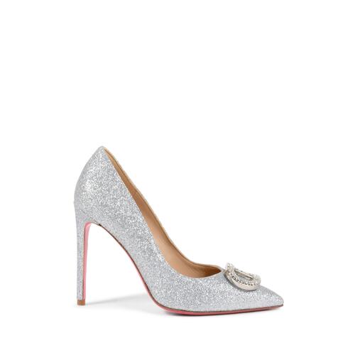 Dee Ocleppo Women's Glitter Fabric Pump in Silver - 37 EU - Main Image