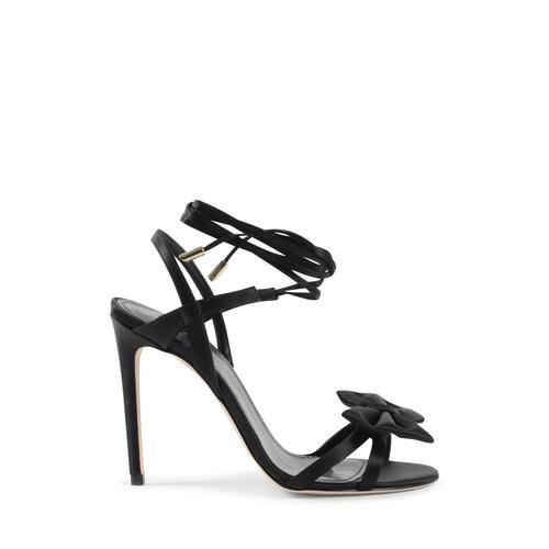 Satin Ankle-Lace Bow Sandal - 37 EU - Main Image
