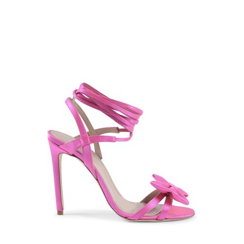 Satin High-Heeled Ankle Tie Sandal - 40 EU - Main Image