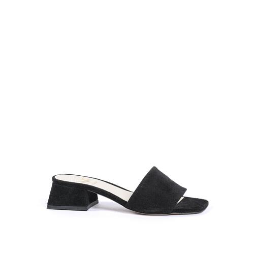Leather Sandals with 4cm Heel - 39 EU - Main Image