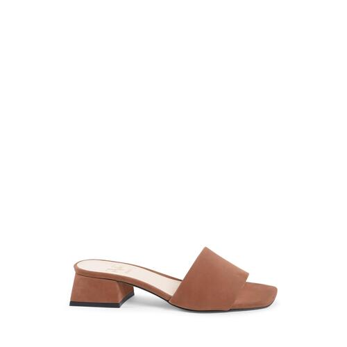 Italian Leather  Sandals with 4cm Heel - 40 EU - Main Image