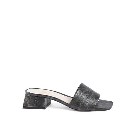 Leather Sandals with 4cm Heel - Made in Italy - 38 EU - Main Image