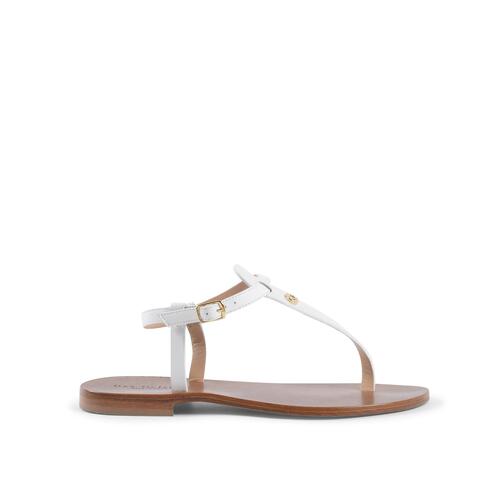 Leather Low Heel Sandals - 35 EU - Main Image