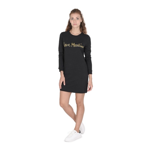 Long Sleeve Sweatshirt Dress - 42 IT - Main Image