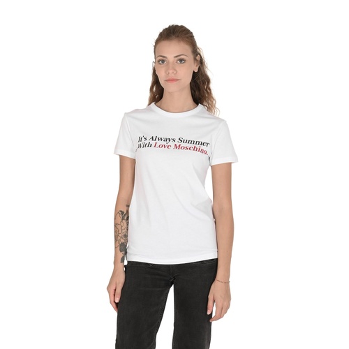 Love Moschino Women's It's Always Summer With Love Moschino T-Shirt - 44 IT - Main Image