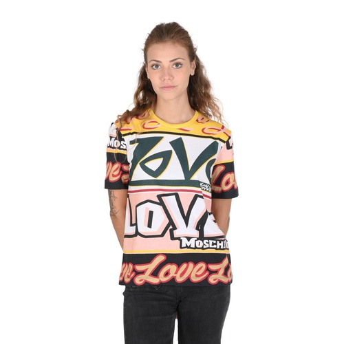 Love Moschino Women's Multicolor Graphic T-Shirt - 40 IT - Main Image