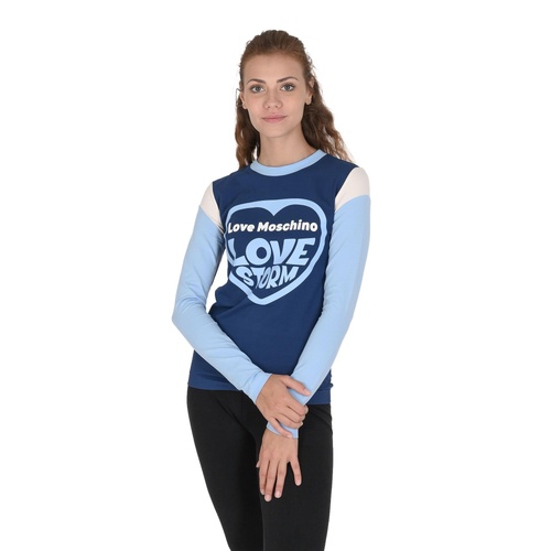 Love Moschino Women's Love Storm Long Sleeve T-Shirt - 38 IT - Main Image