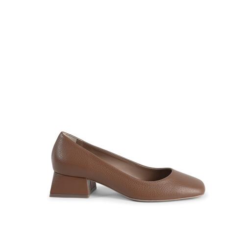 Leather Heeled Ballerina Shoes - 38 EU - Main Image