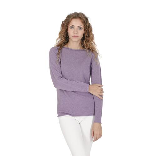 Cashmere Boatneck Sweater - Italian Craftsmanship - L - Main Image
