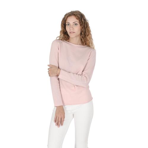 Cashmere Boatneck Sweater from Italy - S - Main Image