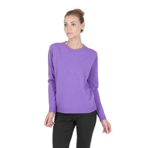 Crown of Edinburgh Cashmere Women's Premium Italian Cashmere Womens Sweater in Lavanda - 40 EU - Main Image