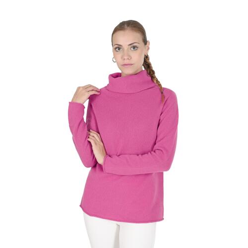 Premium Cashmere Womens Turtleneck Sweater - M - Main Image