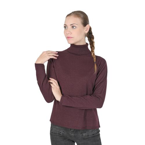 Exquisite Cashmere Turtleneck Sweater for Women - S - Main Image