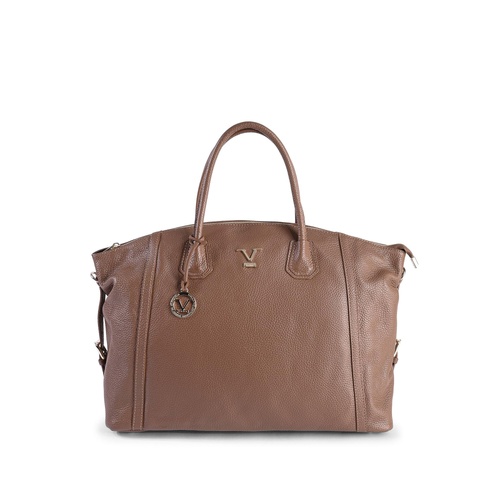 V Italia by Versace Genuine Leather Handbag Brown - One Size - Main Image
