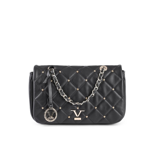 V Italia by VERSACE Chain Bag Black Leather - One Size - Main Image