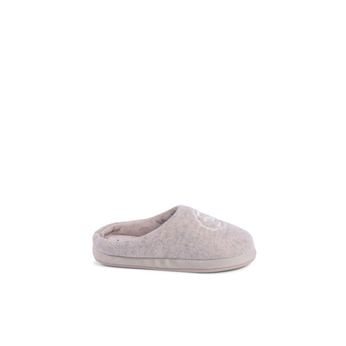 Felted Wool Slippers with Embroidered Logo - 39.5 EU - Main Image