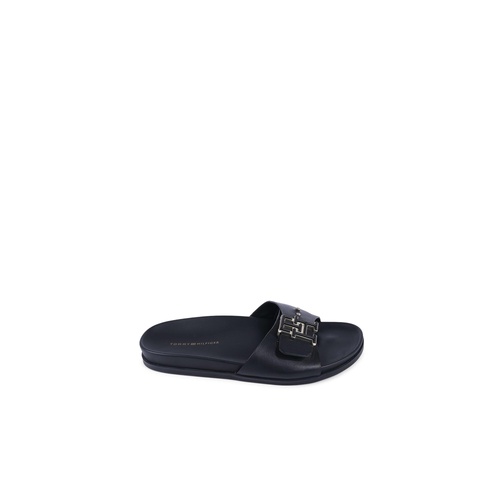 Leather Buckle Slides - 41 EU - Main Image