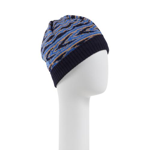 Beanie with Wool and Cotton Blend - One Size - Main Image