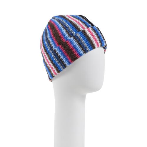 Beanie in Wool and Cotton Blend - One Size - Main Image