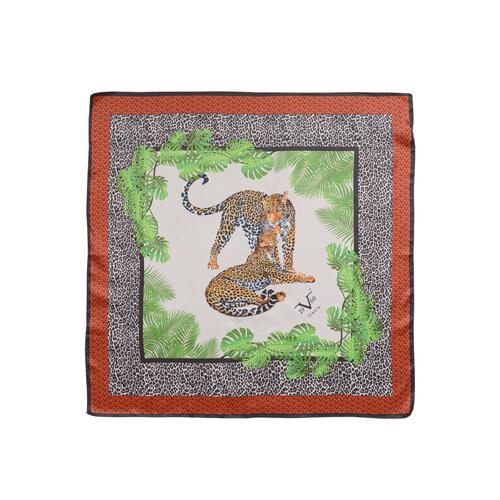 Foulard with Leopard Print - One Size - Main Image