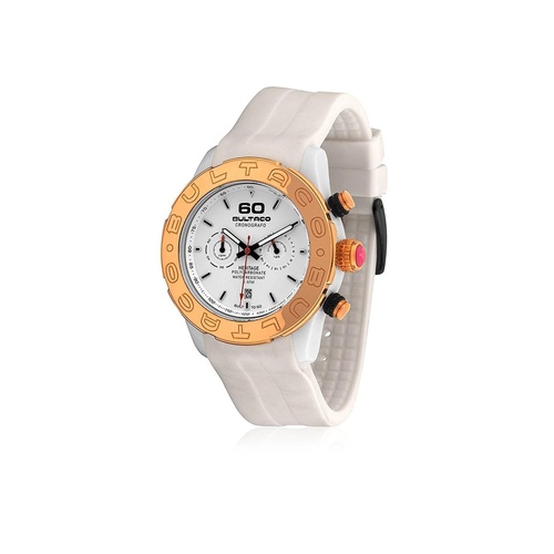Bultaco Women's White Rubber Watch - One Size - Main Image