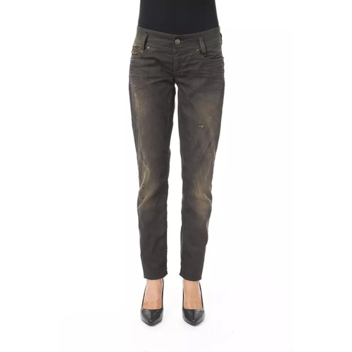 BYBLOS Women's Black Cotton Jeans & Pant - W26 US - Main Image