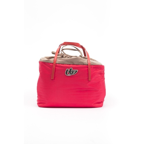 BYBLOS Women's Elegant Fabric and Patent Shopper Tote - One Size - Main Image