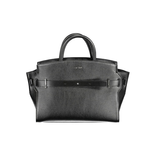 Calvin Klein Women's Chic Black Handbag with Contrasting Details - One Size - Main Image