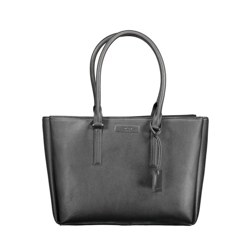 Calvin Klein Women's Elegant Black Shoulder Bag with Triple Compartts - One Size - Main Image