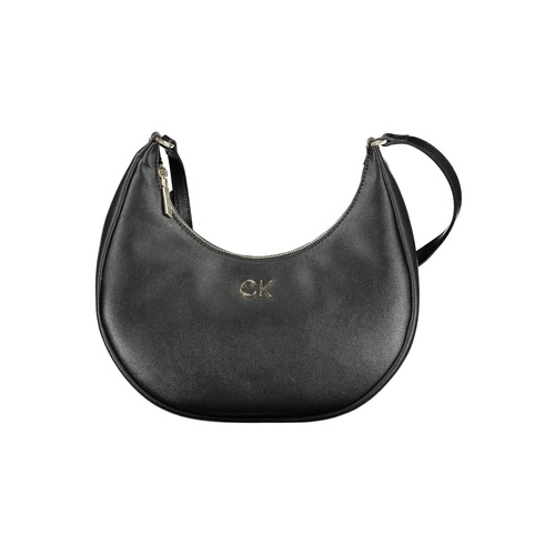 Calvin Klein Women's Elegant Black Recycled Shoulder Bag - One Size - Main Image