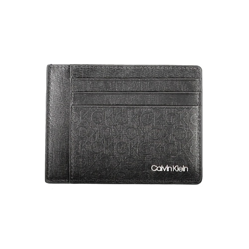 Calvin Klein Men's Black Polyester Wallet - One Size - Main Image
