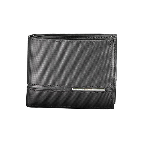 Calvin Klein Men's Black Leather Wallet - One Size - Main Image