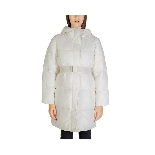 Calvin Klein Jeans Women's Cream Nylon Jackets & Coat - 42 IT - Main Image